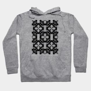 Kal4 - Black & White Hoodie